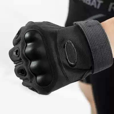 Outdoor military fan riding gloves Tactical camouflage suit suit matching black full half finger protection wear-resistant