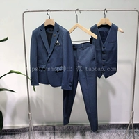 Quạt quý ông 2018 Thời trang mới Nhiều màu hoang dã Hàn Quốc Slim Men Một nút Casual Bộ đồ đơn giản vest nam đẹp