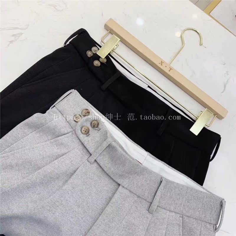 Quạt quý ông 2018 thời trang thu đông 2018 Quần bò nam công sở dày thông thường phiên bản Hàn Quốc của bộ đồ mỏng áo nam