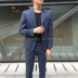 Fan quý ông 2017 thời trang mới England ya 痞 nam hoang dã phiên bản Hàn Quốc giản dị của họa tiết Slim suit phù hợp với thủy triều
