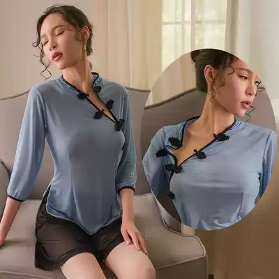 Sex lingerie uniform temptation free undress set 200 Jin sexy hot big size fat MM increase passion