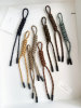 Customized low-saturated retro miu style hand-woven core-spun rope mountaineering sports style bag pendant brown