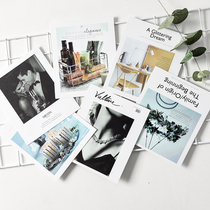 Magazine cover card Ins Europe and the United States big name style card background Clothing bag cosmetics pose photo props