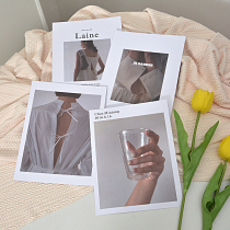 ins wind magazine cover series cards suit photo props wall decoration European and American wind photo shoot background