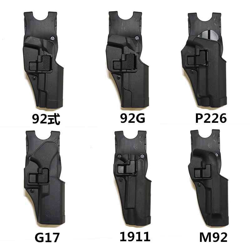 Sunken pistol case 92G changed to quick-pull sleeve tactical waist seal system hanging sleeve P1 G17 M92 1911 P226