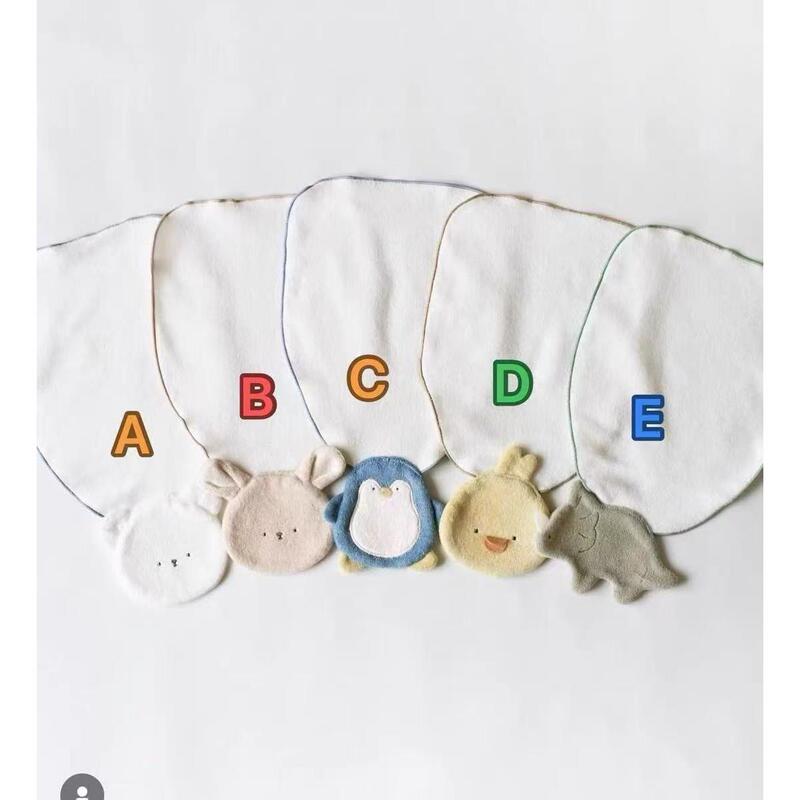 In-Stock Cartoon Fruit Sweat-Absorbing Towel Cute Bear Dolphin Strawberry Penguin Dinosaur Sweat Towel Portable Soft