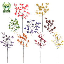 Single simulation fake leaves fake branches simulation leaves Eukali money leaves wedding decoration fake leaves