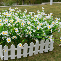 Plastic flowers Fake flowers Artificial flowers Waterproof sunscreen outdoor outdoor flower box decorative small bouquet Single small fresh flower arrangement