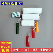 Jinbang 4 inch 6 inch 8 inch 9 inch long hair no dead angle roller brush Latex paint paint roller brush short fine hair roller thumb