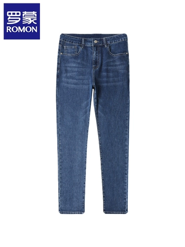 Демисезонные осенние джинсы, трендовые модные штаны для отдыха, облегающий крой