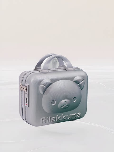 Cartoon suitcase makeup small box bag 14-inch cartoon cute anime password box lightweight mini storage box for women