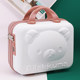 Portable suitcase makeup bag small box bag 14-inch cartoon cute anime password box lightweight mini storage box for women