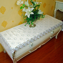 Hollow tablecloth Lace Bedside table tablecloth Plastic PVC coffee table towel tablecloth Anti-cutting anti-scalding TV cabinet cloth