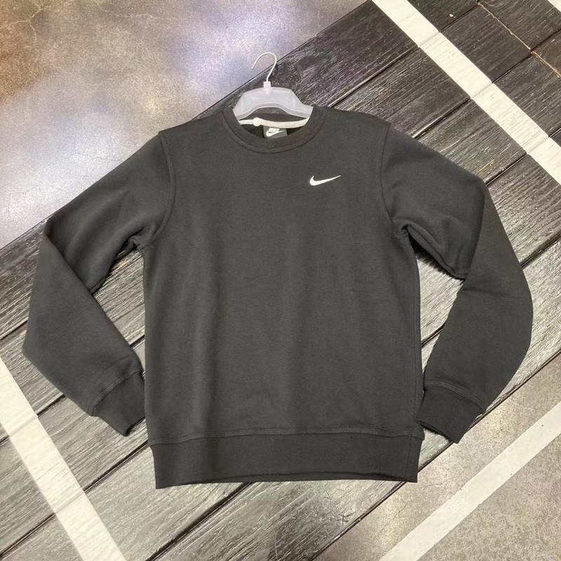 Authentic Nike Nike Autumn and Winter Men's Sports and Leisure Classic Embroidered Small Hook Fleece Long-Sleeved Sweatshirt 623459