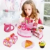 Bánh sinh nhật bộ đồ chơi có nhạc có thể thổi bay bé gái chơi nhà cắt bánh bé cắt trái cây - Đồ chơi gia đình