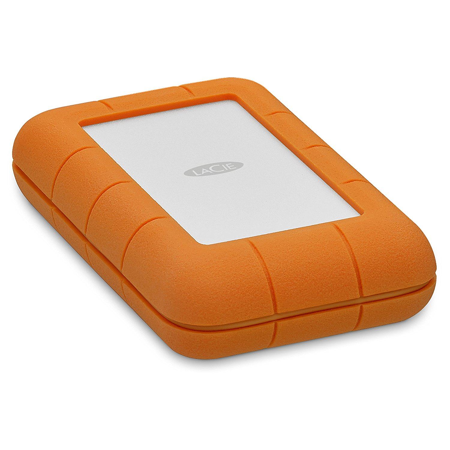 LaCie Les Rugged Thunderbolt USB-C 5T carry-on hard disc 2 5 inch STFS5000800