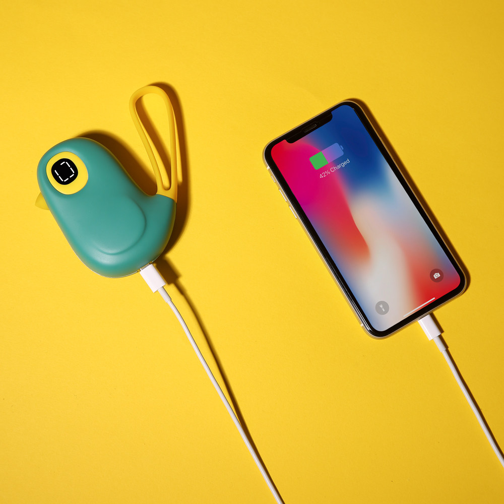 A little creative hand warmer rechargeable electric hand warmer portable mini portable warm baby hand warmer dual-use