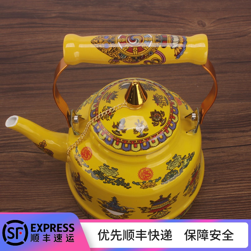 National sweet Buddhism and enamel kettle 2.5 L kettle pot induction cooker general gas