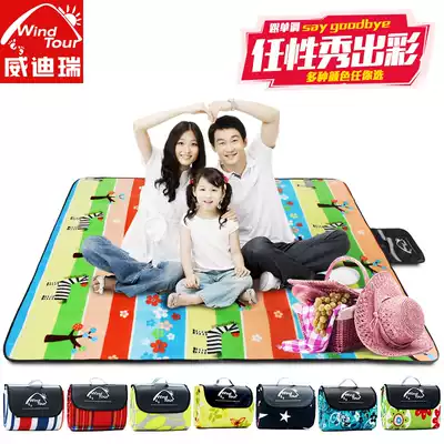 Spring outing grass mat Picnic mat Outdoor portable waterproof and moisture-proof mat Outing picnic meal cloth Park beach mat