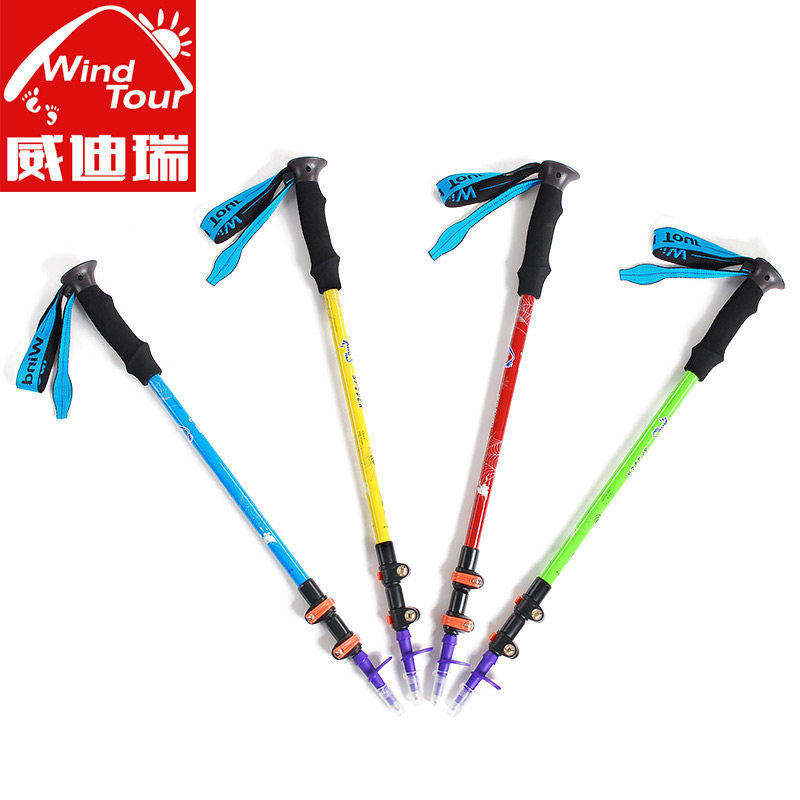 Wedirei new spider Outer lock Carbon Climbing Sceptic to climb Mountain Hiking Cane