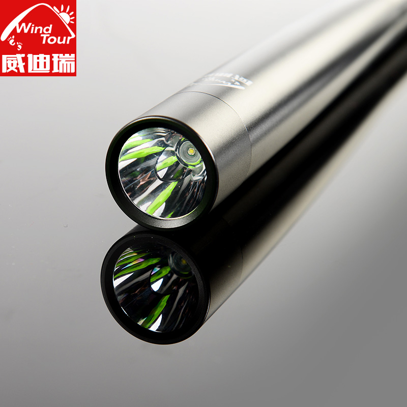 Wedirei flashlight Outdoor charging portable multifunction far-shooting flashlight anti-body emergency anti-wolf baseball bat flashlight