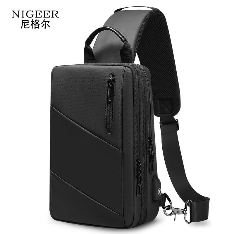 Nigel Chest Bag Men Carry-on multifunction Large-capacity chest front small Shoulder Bag Fashion Casual Tide Single Shoulder Diagonal Cross
