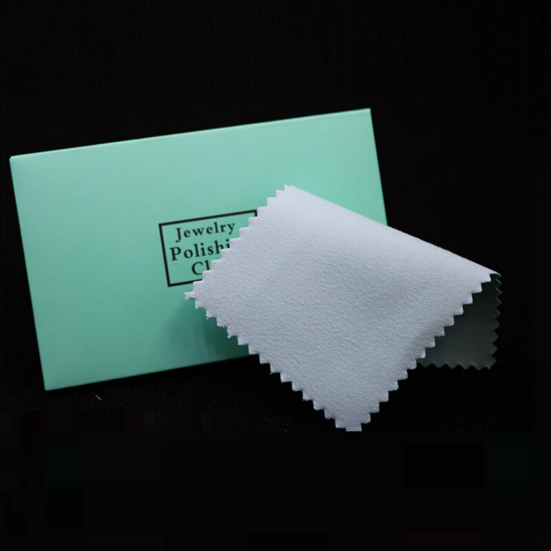 Silver jewelry Silverware polishing cloth Silver cloth Sterling silver jewelry cleaning Silver jewelry oxidation yellow hair black maintenance polishing cloth