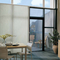  Custom honeycomb push-pull folding door Kitchen living room partition balcony Wardrobe bathroom no lower rail invisible sliding door