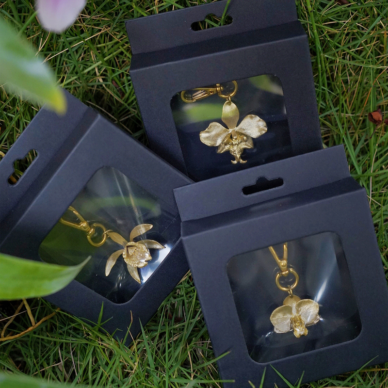 Emerald Fire │ Orchid Series Bag Keychain Emerald Fire │ Orchid Series Bag Keychain