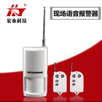 Hongtai HT-9912Y Infrared Live Voice Alarm Home Shop Infrared Electronic Dog Burglar Alarm