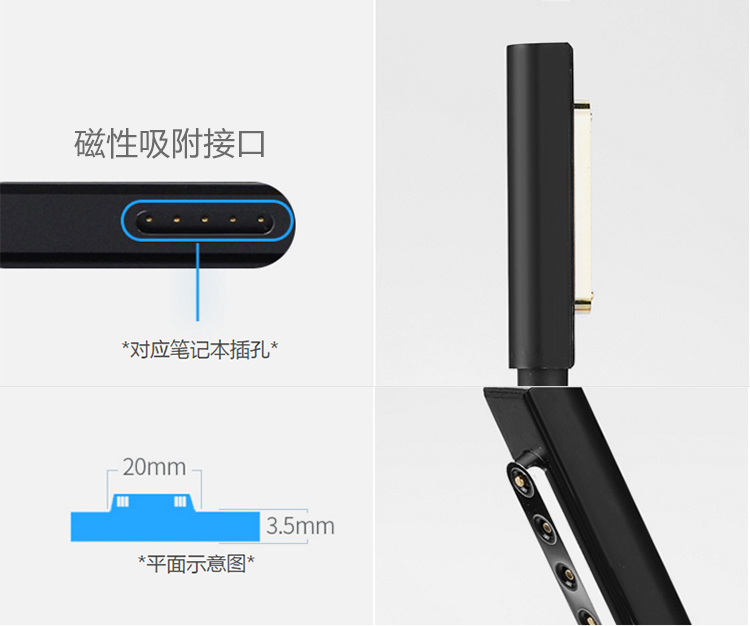 Microsoft Tablet PC Surface pro1 / 2 adapter sạc Cord 12V3.6A 48W - Phụ kiện máy tính bảng ốp lưng ipad 10.2