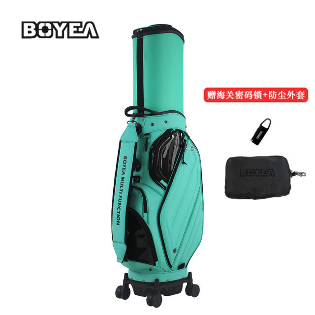 boyea golf aviation bag checked bag men and women's golf bag waterproof and ທົນທານ universal wheel embroidered name