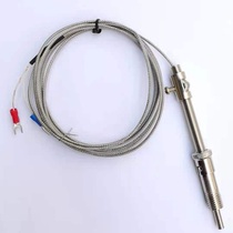 K E-type thermocouple temperature sensor temperature control meter Probe pressure spring type m12 temperature sensing shielding wire 2 meters 3 meters