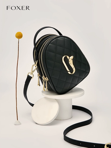 Модная сумка через плечо, черная сумка на одно плечо, из натуральной кожи