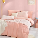 Детские бархатные джинсы с начесом, удерживающий тепло комплект, детская бархатная простыня, пододеяльник, покрывало, 4 предмета