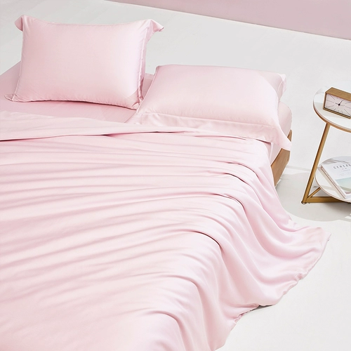 Комплект, летняя простыня, пододеяльник, 4 предмета, простой и элегантный дизайн, легкий роскошный стиль