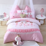 Хлопковый комплект, детское мультяшное покрывало, 4 предмета, 3 предмета