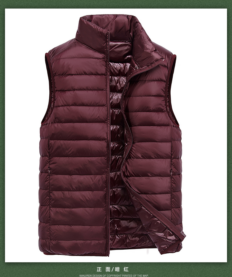 Nam Cực xuống vest nam mùa thu và mùa đông nhẹ áo ấm phiên bản Hàn Quốc của áo vest vai thể thao cotton vest - Dệt kim Vest áo len dệt kim