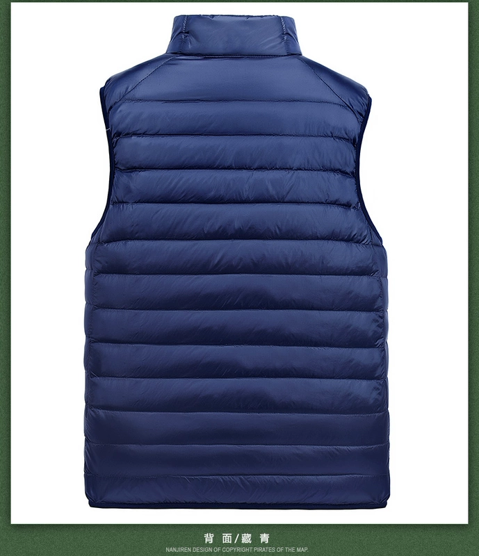 Nam Cực xuống vest nam mùa thu và mùa đông nhẹ áo ấm phiên bản Hàn Quốc của áo vest vai thể thao cotton vest - Dệt kim Vest