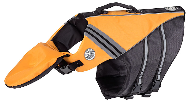 Doggles Pet Life Jacket Dog Swimming Swimsuit Life Buoy Anti-Drowning Golden Retriever Schnauzer Playing Underwater