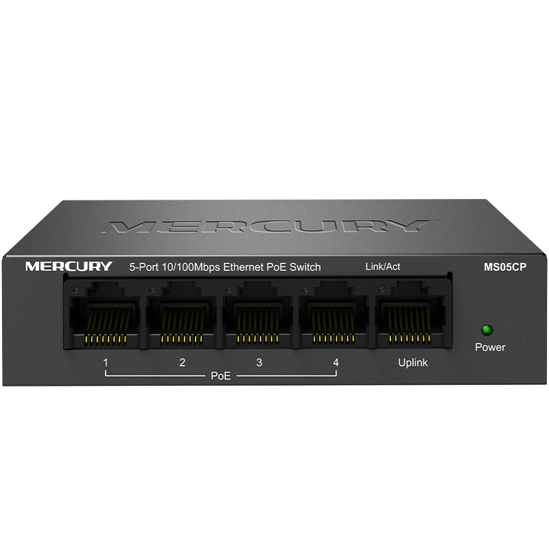 Waterstar MS05CP switch 5 ports 6-mouth 8-mouth 9-port POE 10 supply switch Wireless AP Camera