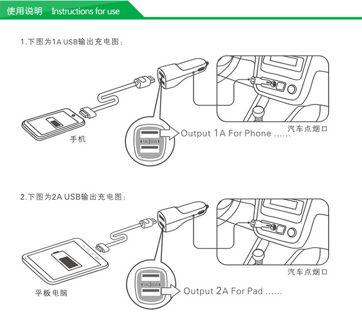 chargeur 2.1A - Ref 1302156 Image 11