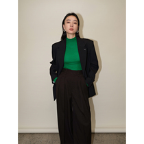 MARYME Fashionable Color Line Triangle Needle Decorates Classic Leisure Casual Suite