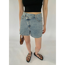 MaryME2021 Summer Slip Design Sense Jean Shorts Female Summer Feature Female Summer Feature Female Heat Pants