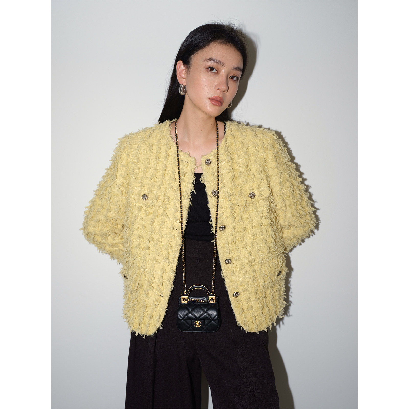 MARYME Handmade Flow - edge of Handmade Flower - edge Lax Fairy Flower Coat