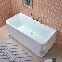 Acrylic surfing massage bathtub independent adult thermal insulation net red double concubine small apartment home bathtub