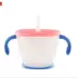 Richell Richell Baby Child Child Straw Cup Baby Learning Cup Cup Baby Uống với Tay cầm Cốc uống - Cup / Table ware / mài / Phụ kiện Cup / Table ware / mài / Phụ kiện