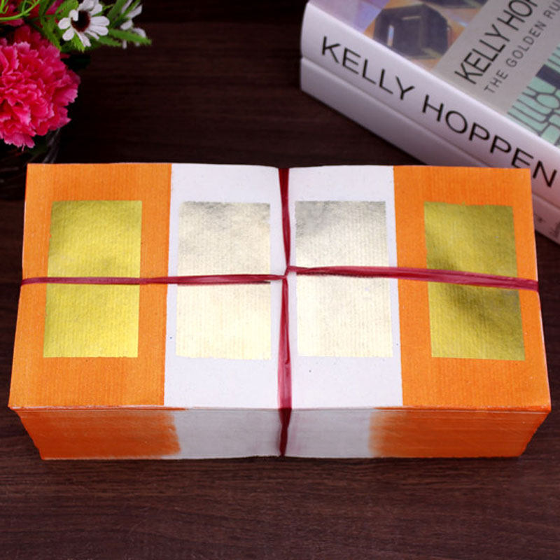 Chaoshan Supplies Handmade Old Golden Public Paper July Public Ancestral Bank Silver Fortune with large number of silver and financial hubby paper