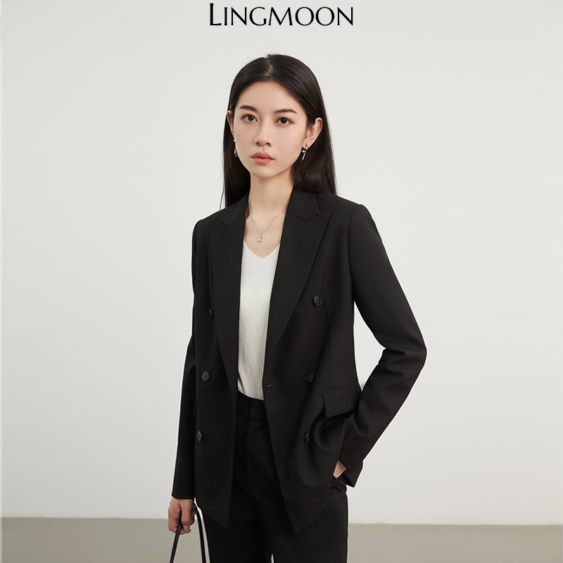 LINGMOON Ayayue 2024 新しいビジネススーツ、女性用ジャケット、女性用オフィス面接スーツ、スーツ