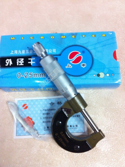 Hot sell Upper outer diameter micrometer 0-25mm175-200mm Thousand-card ruler 1 silk spiral micrometer-measuring instrument